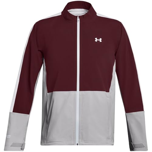 Under Armour Mens Ua Strmprf 3.0 Performance Jacket Maroon M