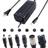 54.6V 2A Fast Electric Bike Charger with 7 Plugs for 48V Lithium Battery, Compatible with Ebike Lectric XP 2.0/3.0, Ecotric City/Beach, Evercross H5/H7