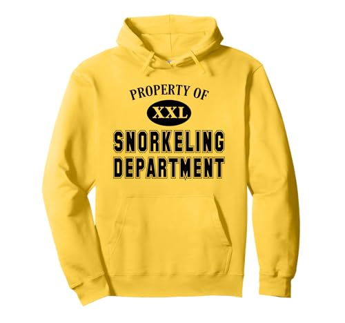 Property of Snorkeling Department Fun Collegiate-Style Dept Pullover Hoodie