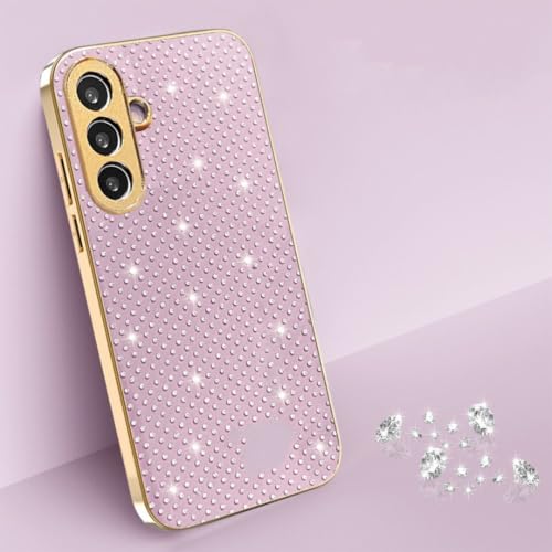 Étui Samsung A55 anti-jaunissement en silicone brillant électroplaqué