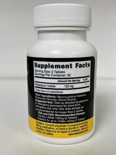 Nature's Fusions Comprimidos De Iodeto De Potássio 130 Mg (5 Unidades) - (300 Comprimidos) Exp 10/2