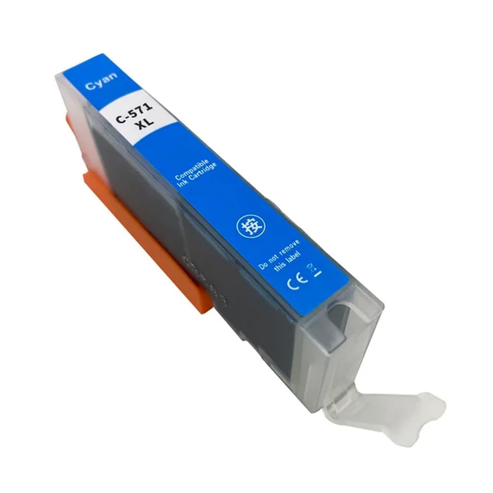 Compatible Ink Cartridge PGI-570 CLI-571 PGI570 570XL for MG5750 MG5751 MG5752 MG5753 MG6850 TS5050 TS5051 TS5052(C-571XL C 1PC)