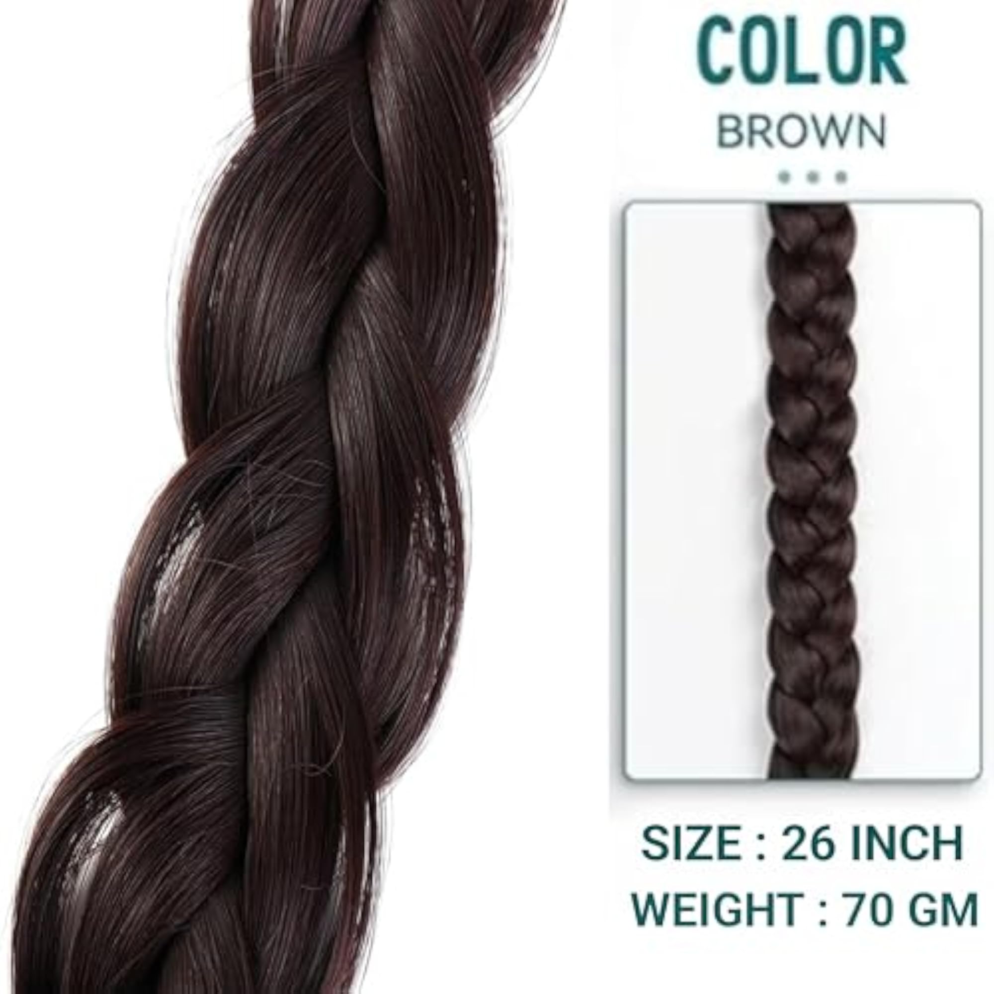 Brown Choti Instant Hair Extension for Women