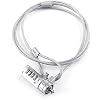 Laptop Security Lock, Computer Lock Cable Chain, Theft Deterrent, 4 Digit Password for Smartphone Laptop Tablets PC