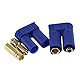 N/b YYWEi EC5 Banana Stecker 5mm Goldstecker Stecker + Buchse Set mit 8 Stücke 10cm Schrumpfschlauch Für RC ESC LIPO Motor (10 Paar)