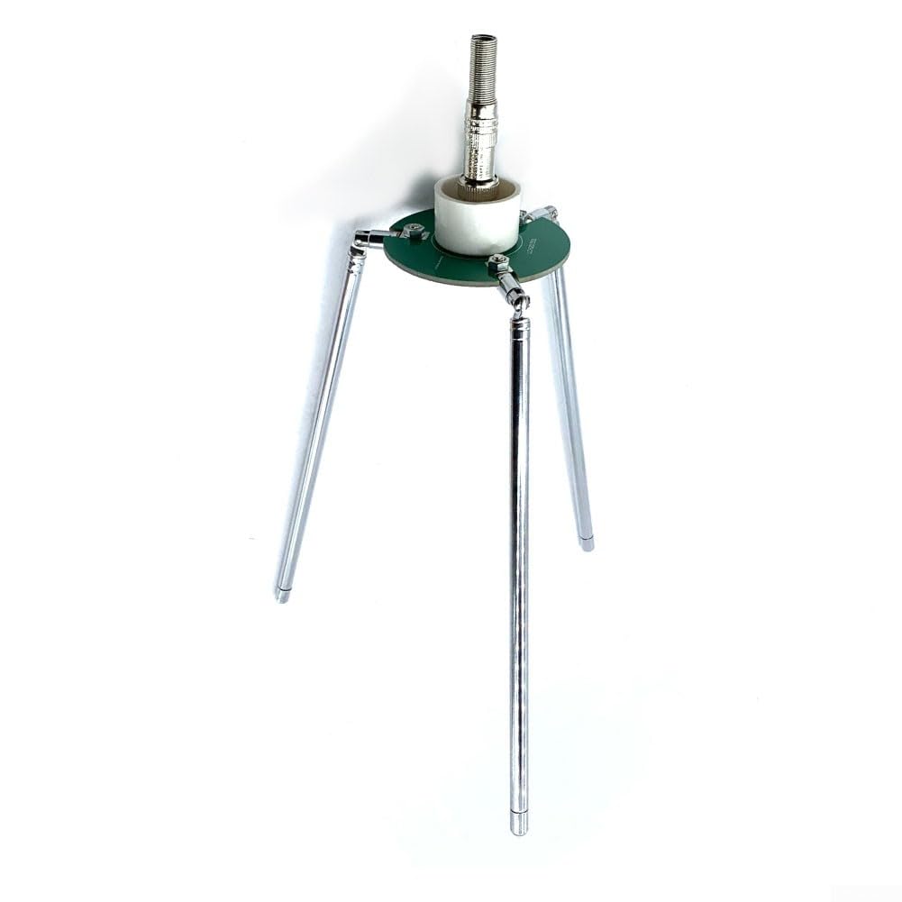 Antenna ricetrasmettitore FM, antenna telescopica per piano di terra, amplificazione radio BNC Q9 HAM per uso ricetrasmettitore di frequenza 65 375MHz
