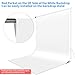 HEMMOTOP Photo Backdrop Curtains, 5x6.56 ft White Backdrop for Photoshoot, White Photography Seamless Backdrops Background for Easter, Birthday Party, Halloween, Photo, Projector Screen