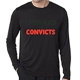 Vilcoo Men's Catholics Vs Convicts Long Length T Shirts Irish