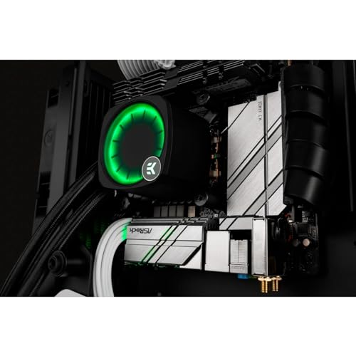 EK Water Blocks WB Nucleus AIO CR240 Lux D-RGB All-in-One Liquid CPU Cooler, 240mm Fan, Compatible with Latest Intel & AMD CPUs, Desktop Cases 3