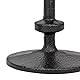 Stonebriar 5 Black Cast Iron Metal Kegelkerzenhalter-Set, Gusseisen, Schwarz, 5 inches