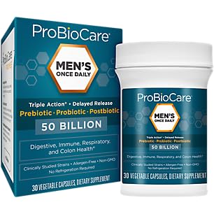 MenaTMs Once Daily Probiotic a Digestive Health a 50 Billion CFU of Probiotics (30 Capsules)