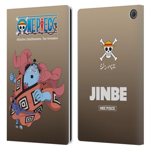 One Piece Jinbe coque clapet avec fentes cartes pour Amazon Fire Max 11 2023
