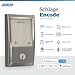 Schlage Encode Smart WiFi Deadbolt Lock for Front Door - Keyless Entry with App or Touchscreen - Works with Alexa, Hey Google, & Airbnb - Create Codes for Guests - Satin Nickel Silver