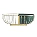 HIOD Corbeille à Fruits en Métal Bol de Fruits Moderne Corbeille à Fruits Wire Fruit Bowl Wire Basket, 330x212x105mm,Gold