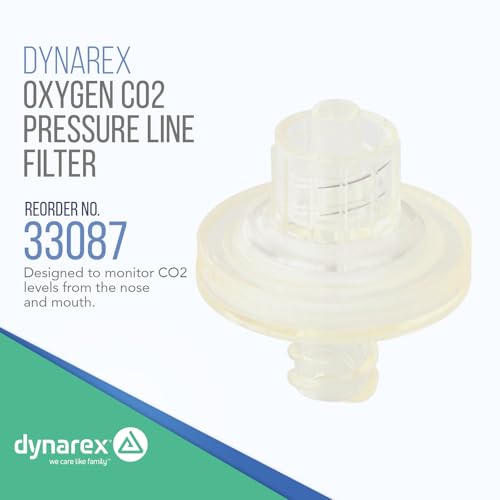 Image of Dynarex 33087 Oxygen CO2 Pressure Line Filter, Pack of 50