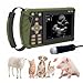 GZGHRZQS Ecografo Veterinario Professionale, Scanner Portatile B-Ultrasound con Sonda Impermeabile, Display LED da 5.6 Pollici, per Test di Gravidanza in Suini Pecore immagine
