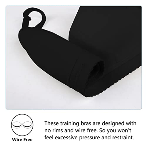 Phennie's Big Girls Cotton Training Bras Kids Wireless Light Padded for Teens 10-18 Years