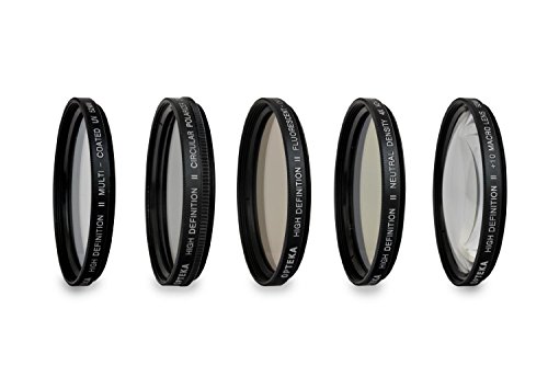 Opteka 52Mm High Definition Ii Professional 5 Piece Filter Kit Includes Uv, Cpl, Fl, Nd4 And 10X Macro Lens #TOP1