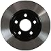 Wagner BD126136E Premium E-Coated Brake Rotor, Rear