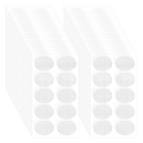 RAHHLIZS 600 Stück Ohrringe Abkleben Sport Transparente Ohrring Support Patches PE Ohrläppchen Unterstützung Patches Für Gedehnte Oder Gerissene Ohrläppchen Lindert Belastung Von Schweren Ohrringen