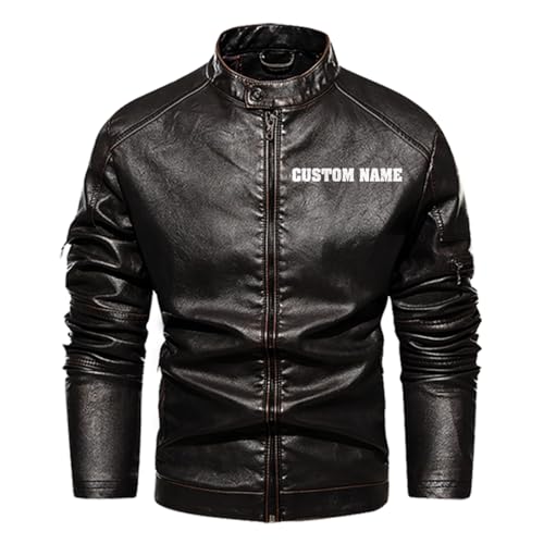 Vegvisir Berserker Valhalla Viking Symbol Personalized Men Motorcycle PU Leather Coat Biker Rider Jacket Men3