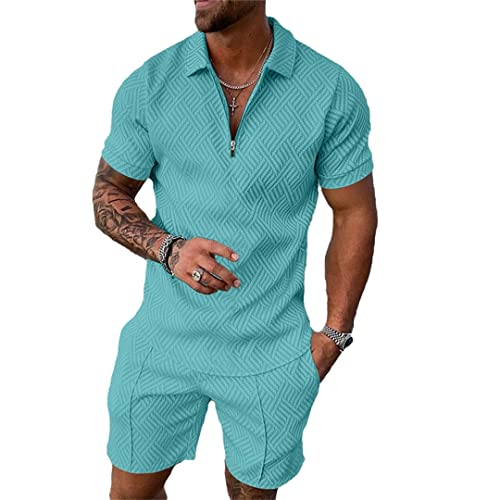 Chemise polo et short pour homme pour vos vacances et journees d'ete decontractees