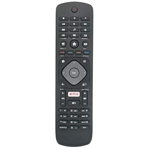 Télécommande Philips Smart TV 4K pour corriger les touches Netflix usées 43PUS6101