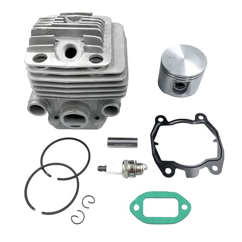 GardenP+ 42240201205 Nikasil Cylinder Piston Gaskets Kit Compatible with STIHL TS700, TS800 Cut-Off Saws, Cylinder, Piston, Rings, Clips, gaskets & Spark Plug kit, Replace OEM 4224-020-1205