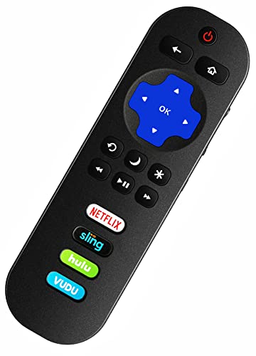 Image of Remote Control fit for TCL Roku TV 65S405 65S401 55UP120 55US57 55S401 55S405 50FS3750 55FS3700 49S405 48FS3700 48FS3750 43FP110 43UP120 43S405 40FS3800 40S3800 32S3850 32S3700 32S3800 32S301 32S800