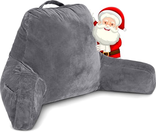 Husband Pillow Dark Grey, Standard+ Original Reading Pillow