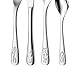 WMF 12.8002.6040 Safari - Cubertería para niños 4 piezas, Acero inoxidable Cromargan,...