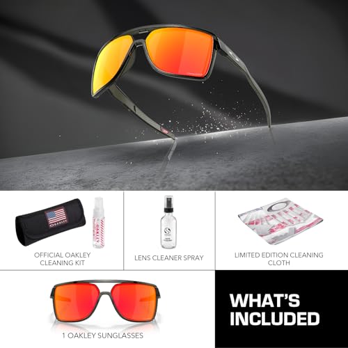 Oakley OO9129 CABLES – Polarized/Non-Polarized - Rectangle Shape Sunglasses with Official Eyewear Kit Bundle3