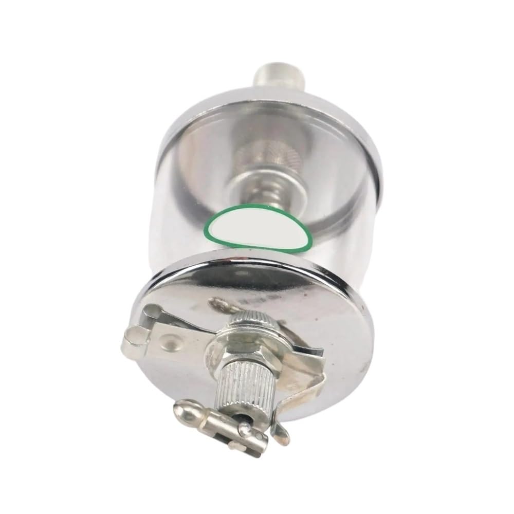 Oil Feed Cup 16-600ml Iron Glass Sight Drip Feed Oiler Lubricator, Clear Needle Valve Oil Cup for Engine Lubrication 1 piece(M10*1mm*16ml)