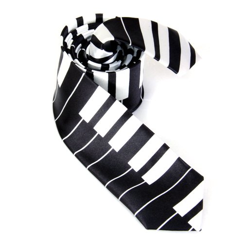 Unisex Casual Necktie Skinny Slim Narrow Neck Tie - Piano Keyboard Clothing Shoes & Accessories | Mens Accessories | Ties-image-16