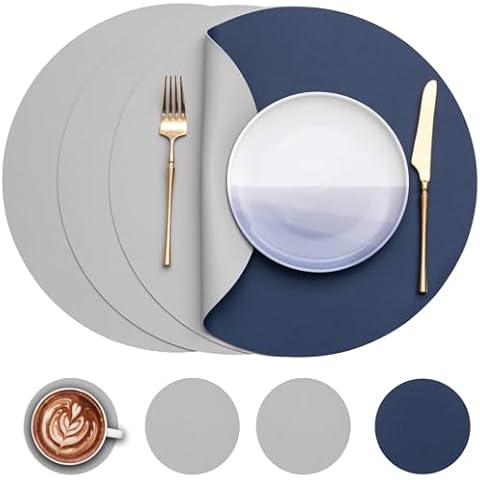 Myir JUN Set of 4 Round Placemats Cover
