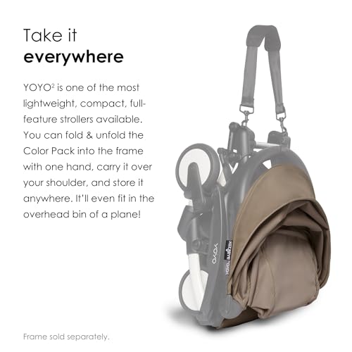 image for Stokke BABYZEN YOYO 6+ Color Pack, Taupe - Textiles Only: Seat Cushion