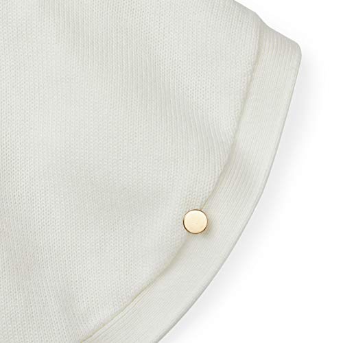 Hope & Henry Girls White Sweater Cape With Faux Fur Collar #TOP2