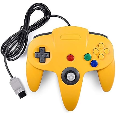 Wiresmith Classic Nintendo N64 Joystick Controller - Yellow Cover