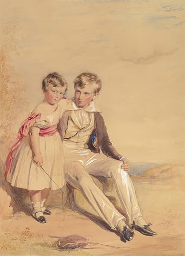 Lienzo de calidad artística de George Richmond, pintura decorativa refinada de 60x90cm
