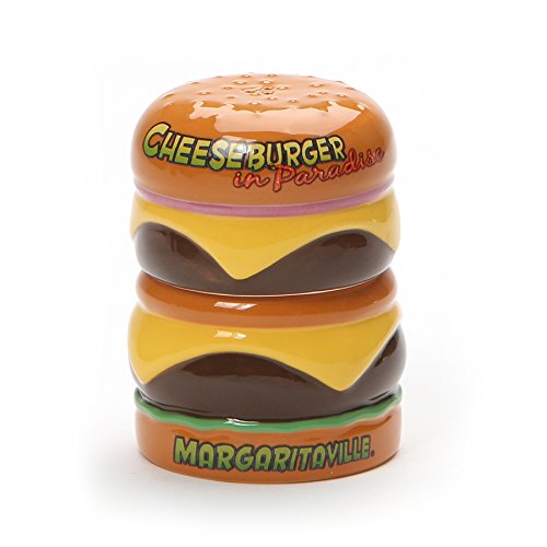 Enesco Margaritaville By Our Name Is Mud Cheeseburger In Paradise Salt And Pepper Shakers, 3.5 Inch Height, Multicolor #TOP5