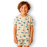 Pijama Infantil Menino Verão Conjunto Shorts e Camiseta 1 a 13 Anos (12 Anos)