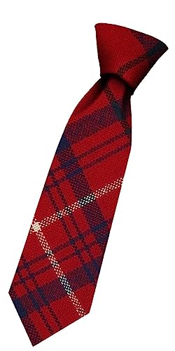 Cravate garçon en laine Rose Modern Tartan idéale pour mariage et fête
