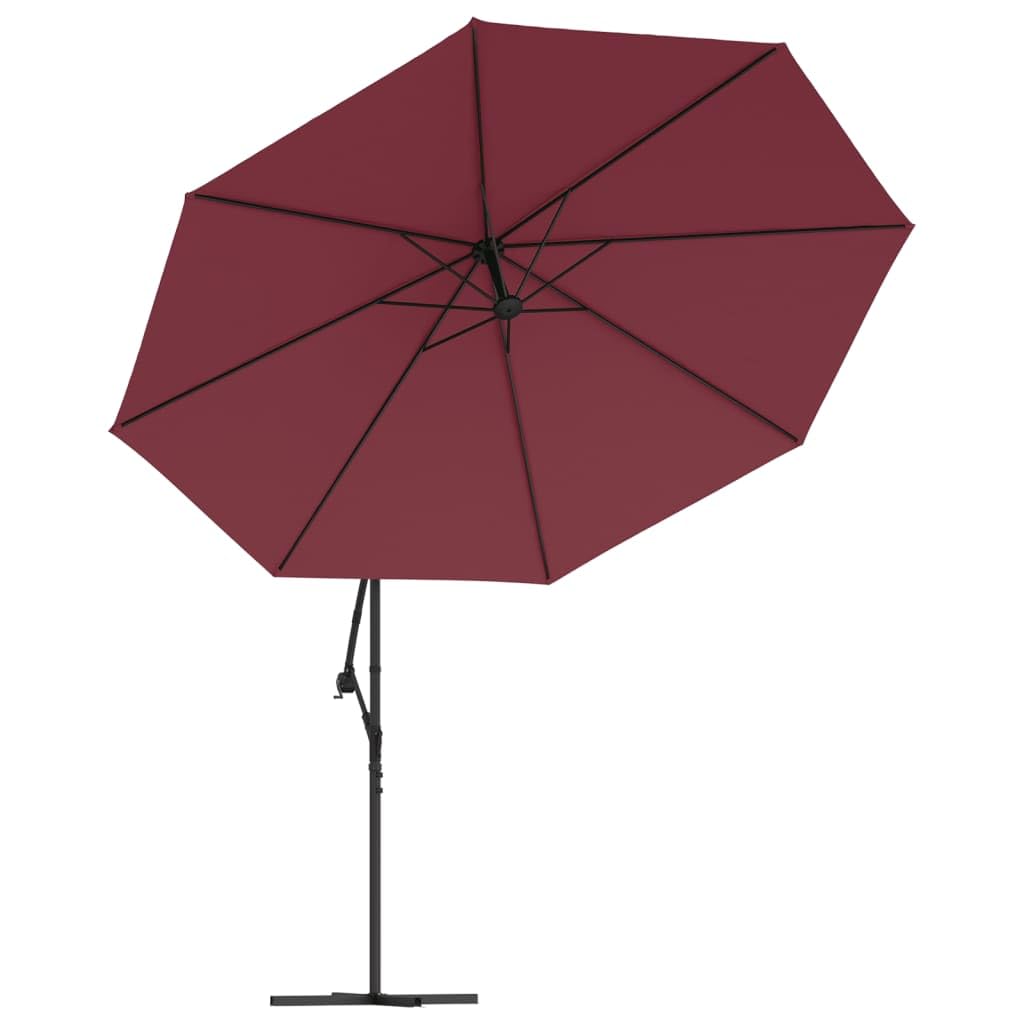 Parasol ogrodowy parasol przeciwsłoneczny do roślin, z wolnym ramieniem, 3,5 m, zielony