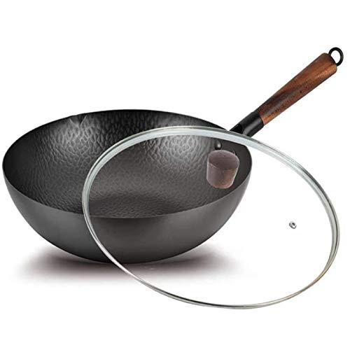 Set de woks con tapa antiadherente para cocina a gas miniatura 3