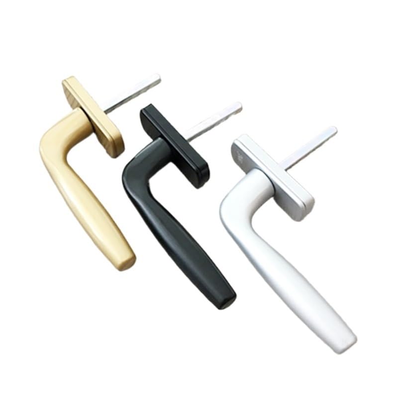 Fenstergriffe, 1 Stück Vierkant-Fenstergriff aus Aluminium, 7 x mm, for Heimwerkerbedarf(Gold)