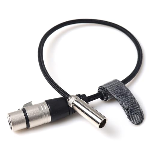 Câble XLR femelle à mâle 3 broches audio avec gaine PVC souple