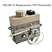 710 Thermostat For Oven And Fryer, 120-200°C For Commercial Fryers Woks Steamers Ovens Industrial Gas Control Valve Thermostat