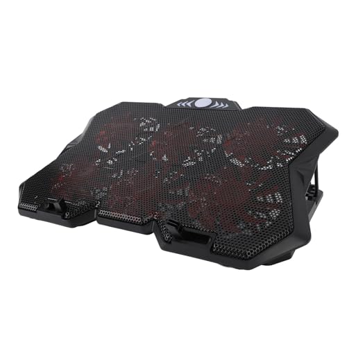 Base para laptop GLOGLOW con 6 ventiladores RGB ajustable miniatura 2