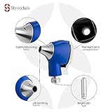 Mini Portable ENT Diagnostic Fiber Optic Otoscope Pocket Kit with Built in 2.5V Halogen Light | Removable Magnifying Lens with 2.5 Fold Magnification | Auriscope Earscope Diagnostic Examination Set - Image 3