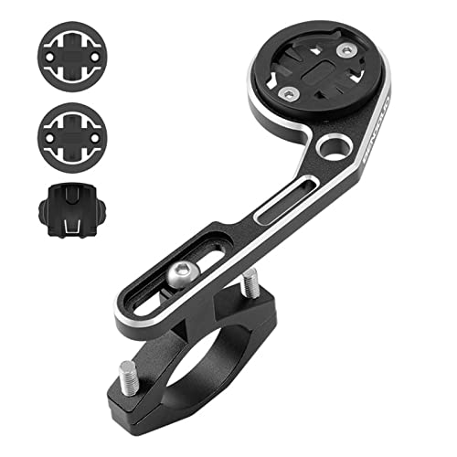 Lixada Bike Computer Mount ?Adjustable Out Front Bike Handlebar Mount Holder with Camera Adapter Light Holder for Garmin for Bryton for Cateye
